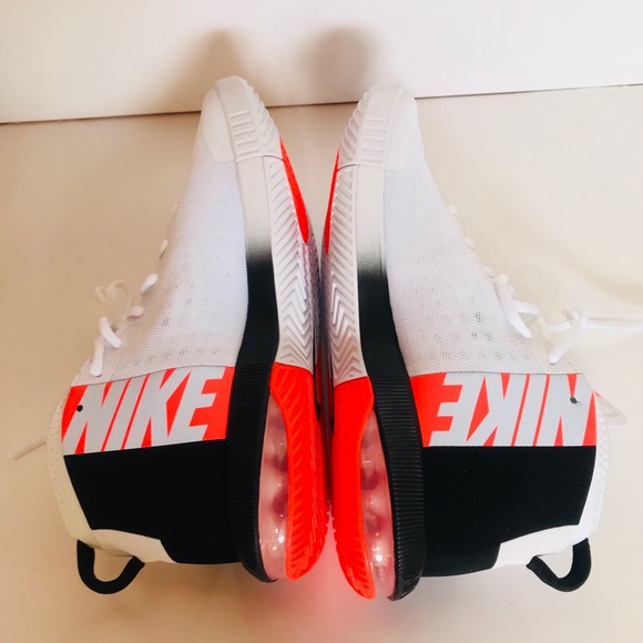 NEW NIKE AIR MAX DOMINATE WHITE/TOTAL CRIMSON 11.5 - Picture 7 of 8